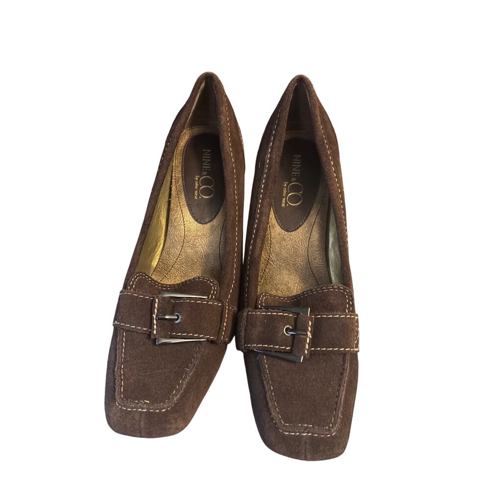 Women’s Nine & Co. by Nine West Brown Suede Loafers Size 7.5M